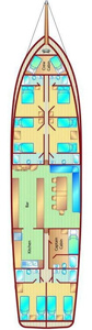 Gulet Vira 07/A3 plan