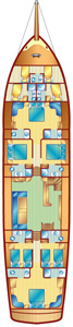 Gulet Vira 08/A1 plan